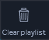Playlist Clear Button